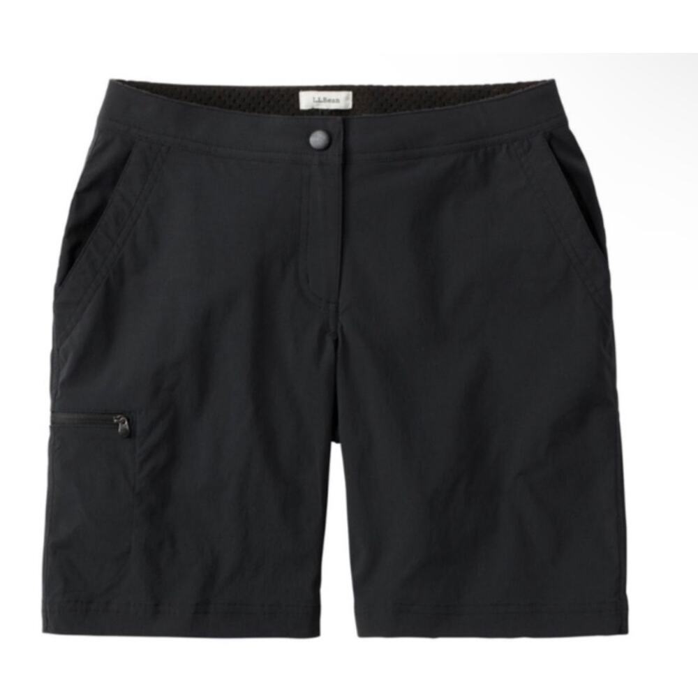 L.L.Bean Sz 12 SPF 50 womens water-repellent comfort trail shorts Adjustable Poc